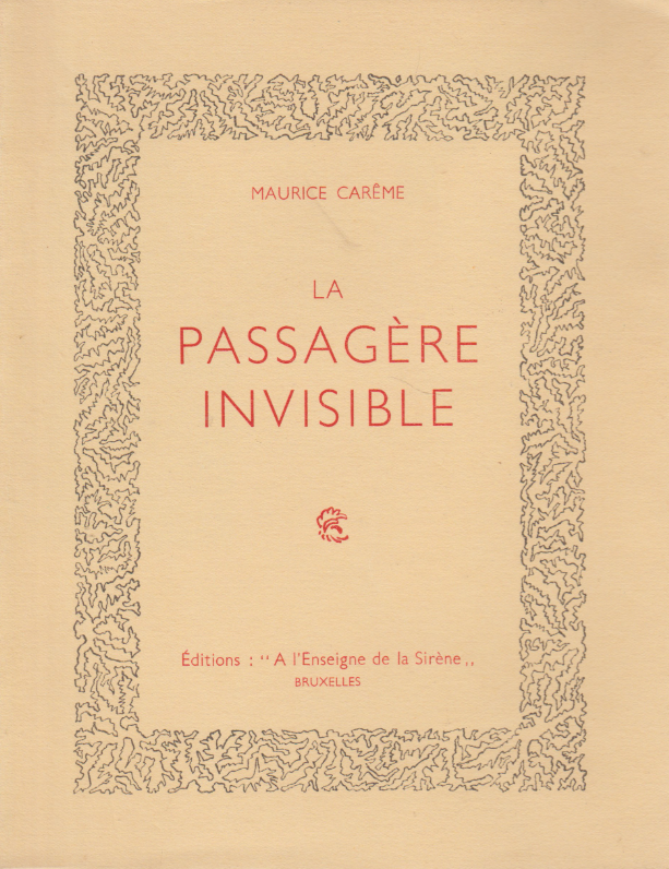 Carême La passagère invisible